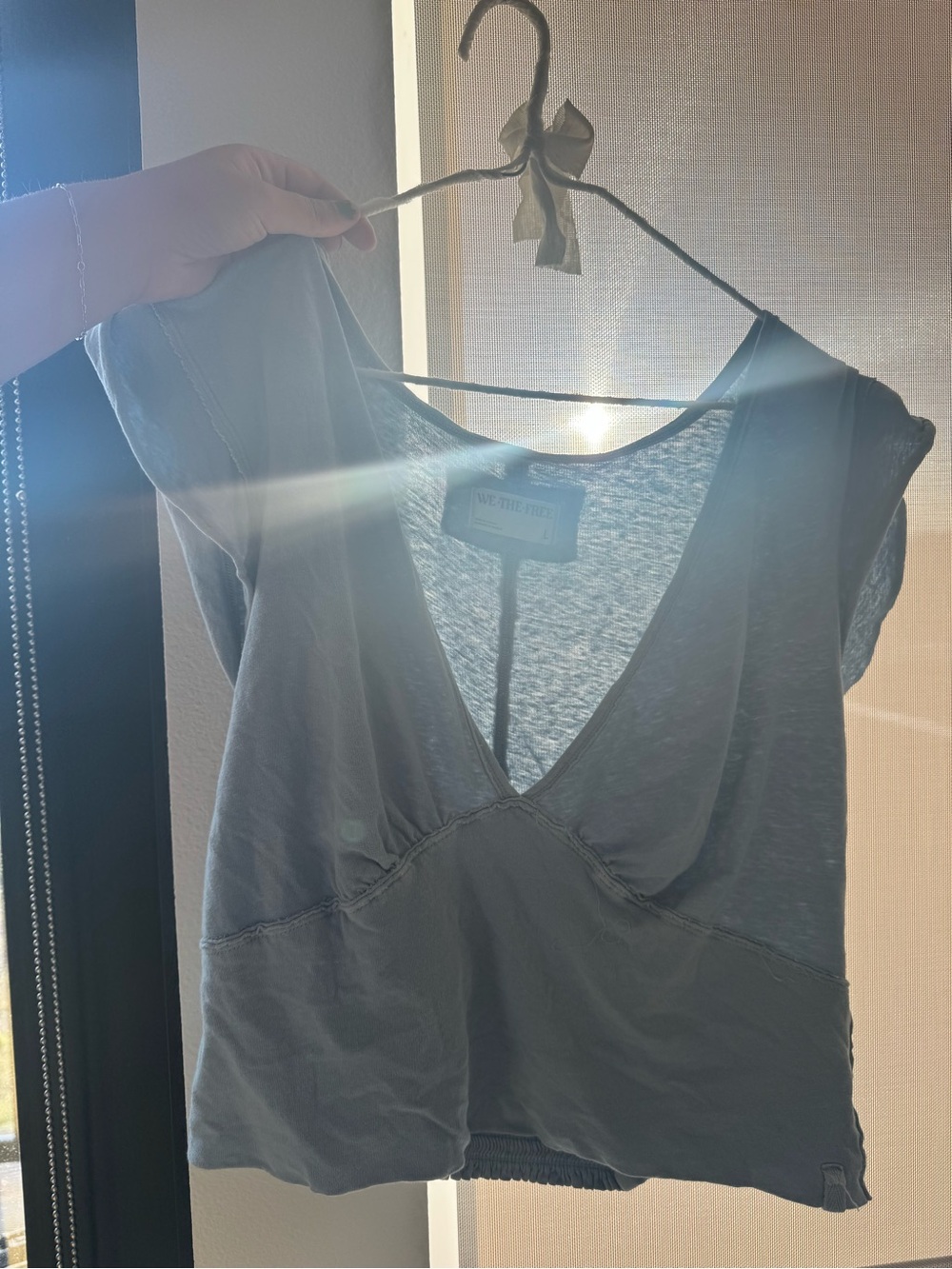 Free People Ivory Tee